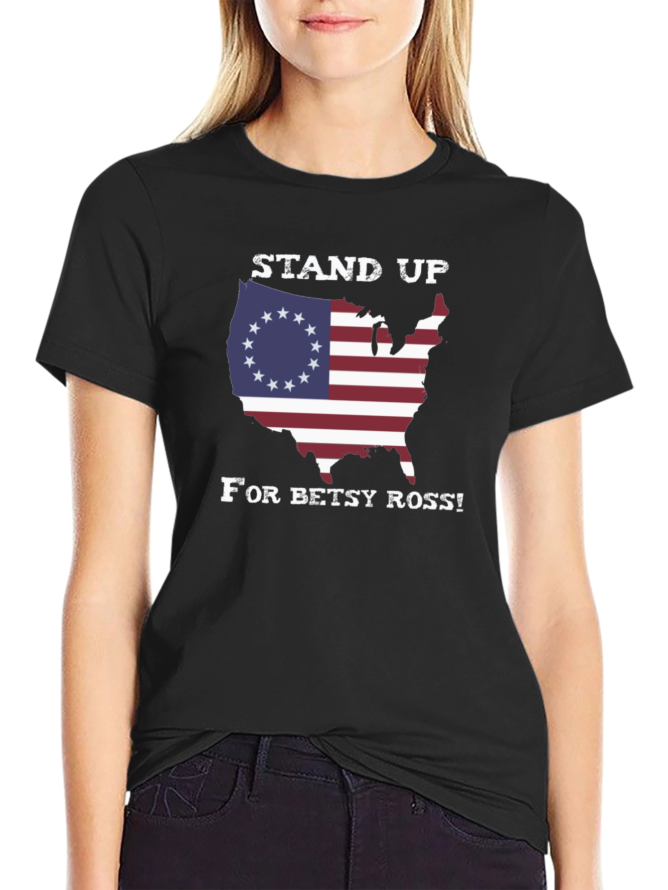 Stand Up For Betsy Ross Graphic Tee
