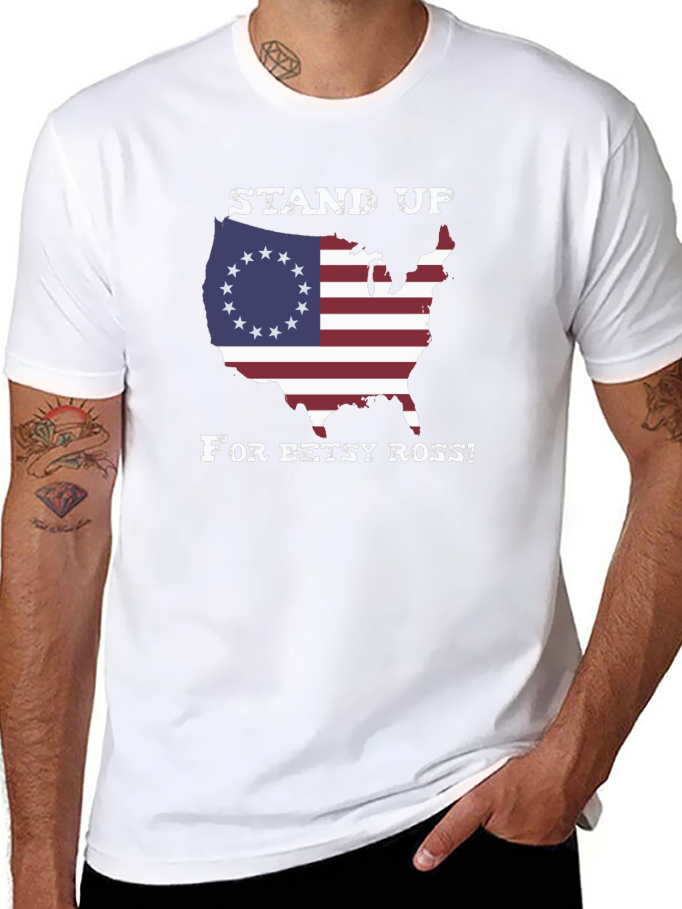 Stand Up For Betsy Ross Graphic Tee