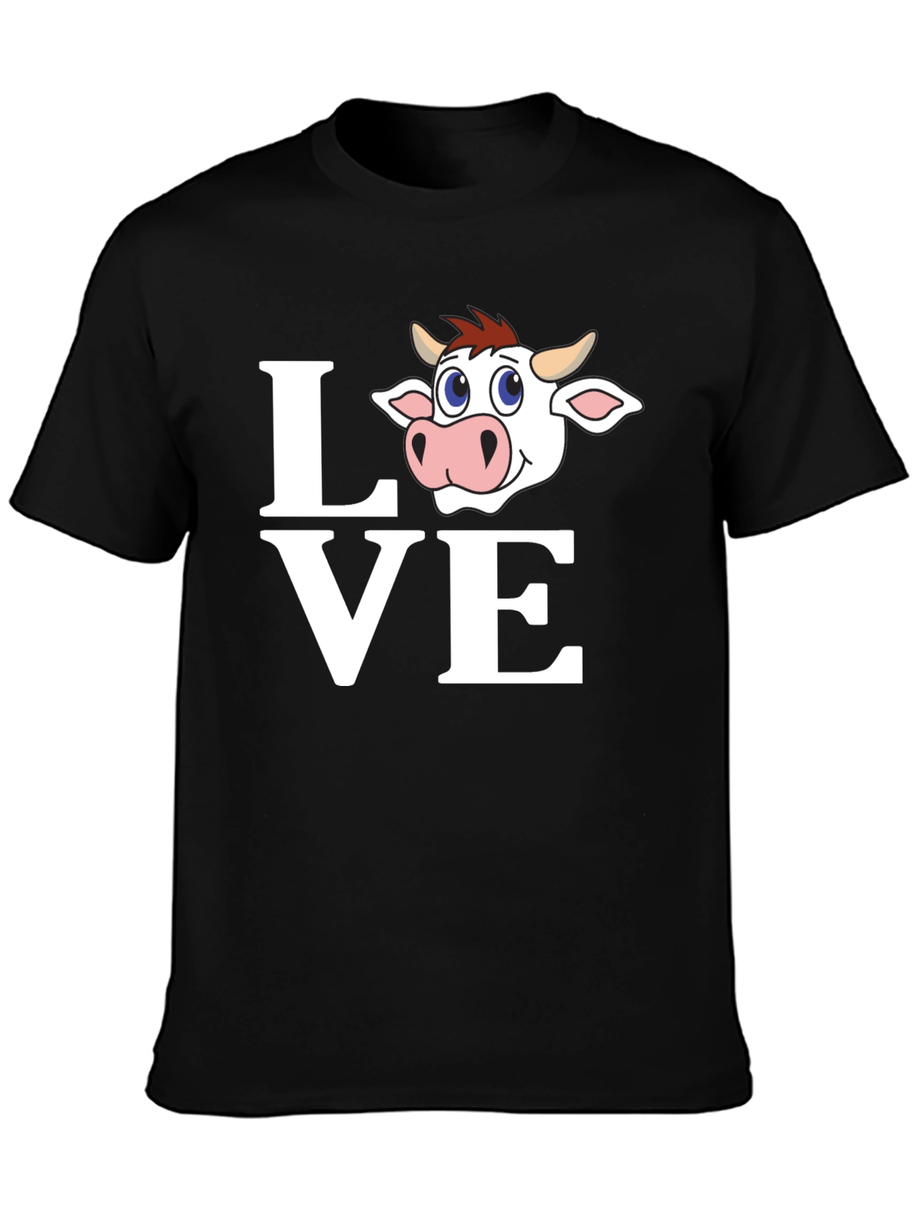 Love Cow T-Shirt - Cute Animal Graphic Tee