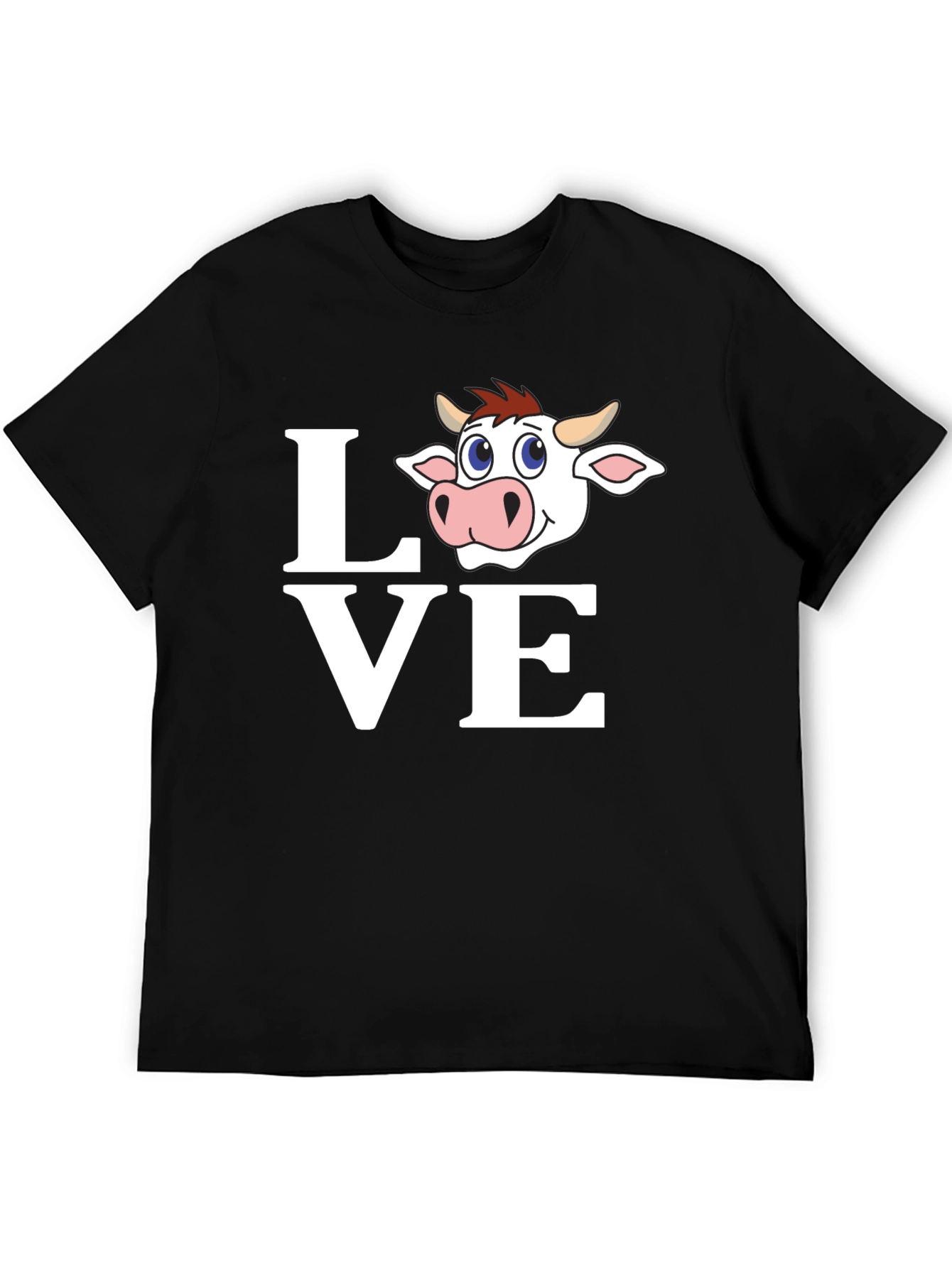 Love Cow T-Shirt - Cute Animal Graphic Tee