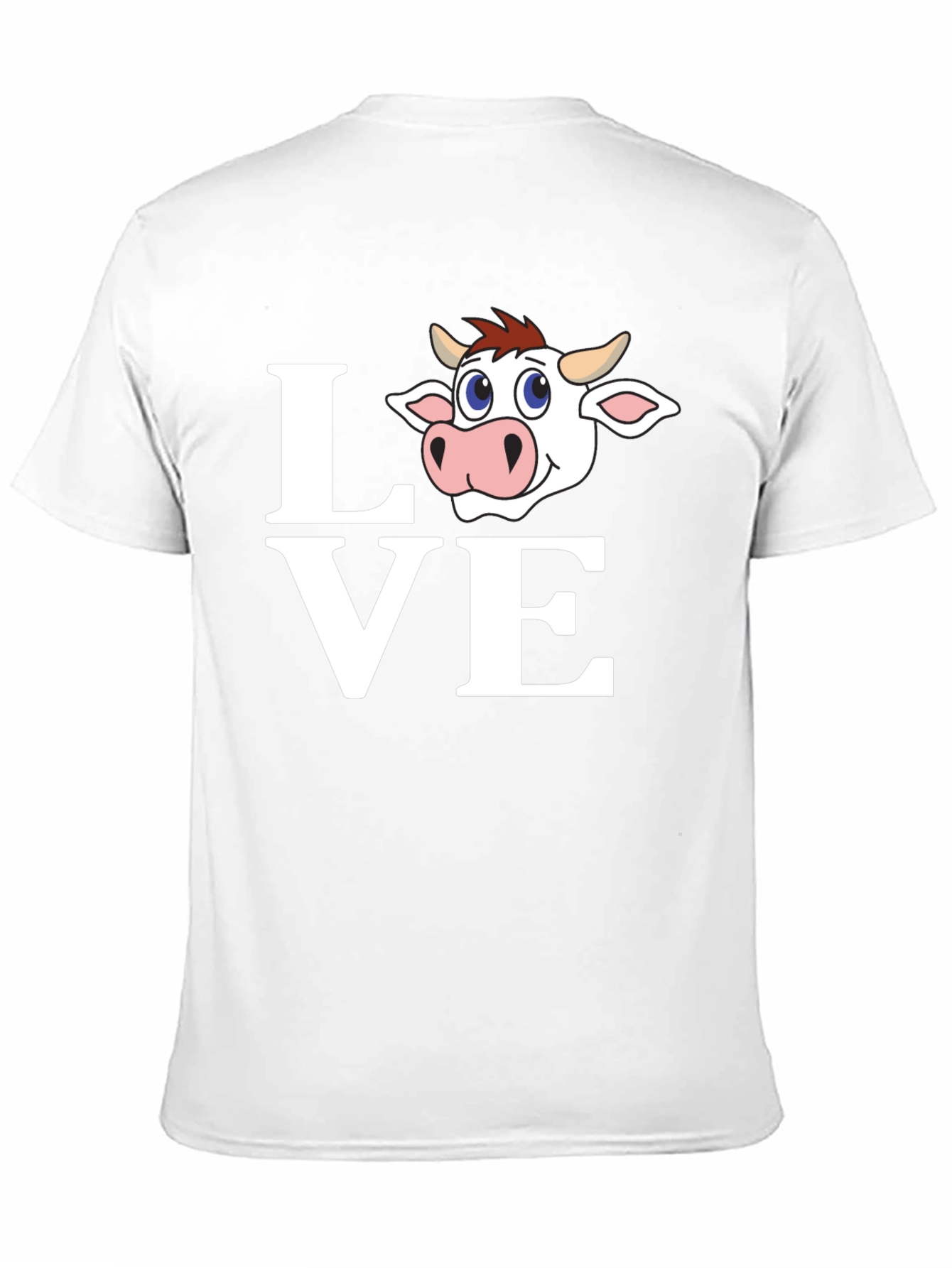 Love Cow T-Shirt - Cute Animal Graphic Tee