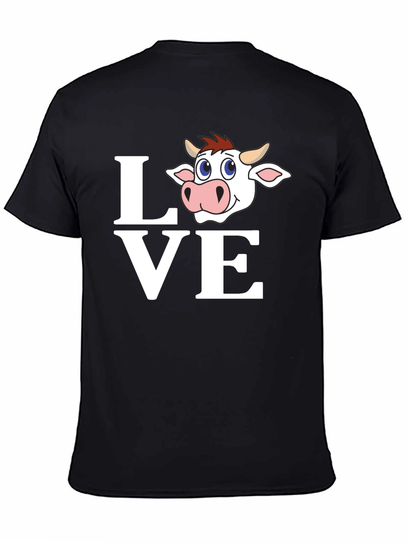 Love Cow T-Shirt - Cute Animal Graphic Tee