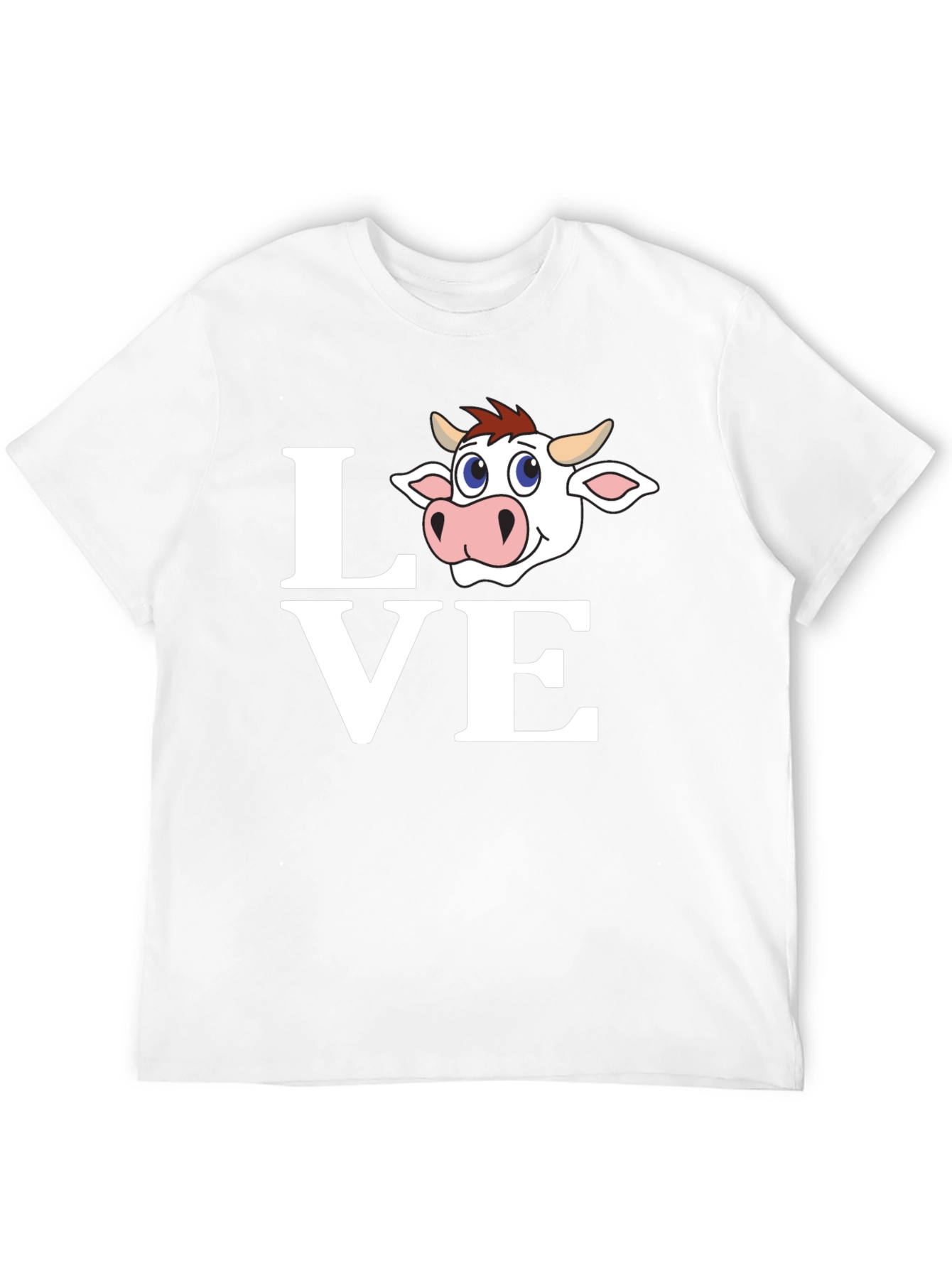 Love Cow T-Shirt - Cute Animal Graphic Tee
