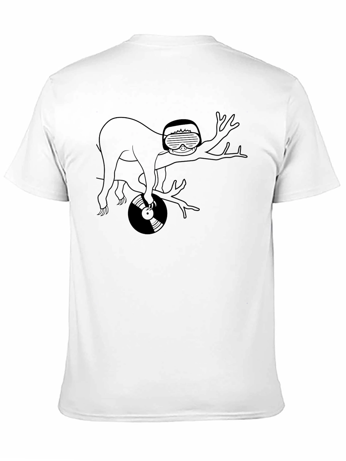 DJ Sloth Graphic Tee - Cool and Casual T-Shirt