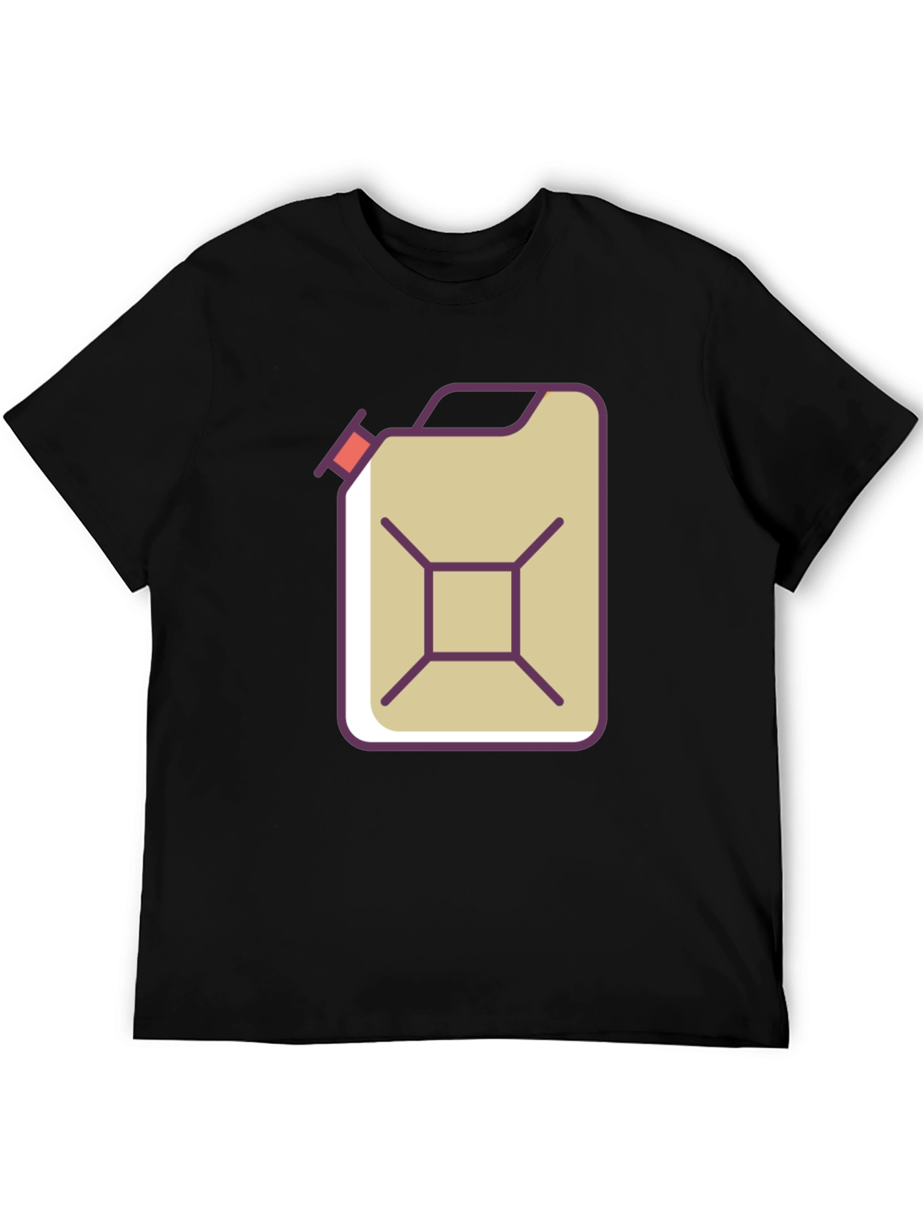 Gas Can Graphic Black T-Shirt