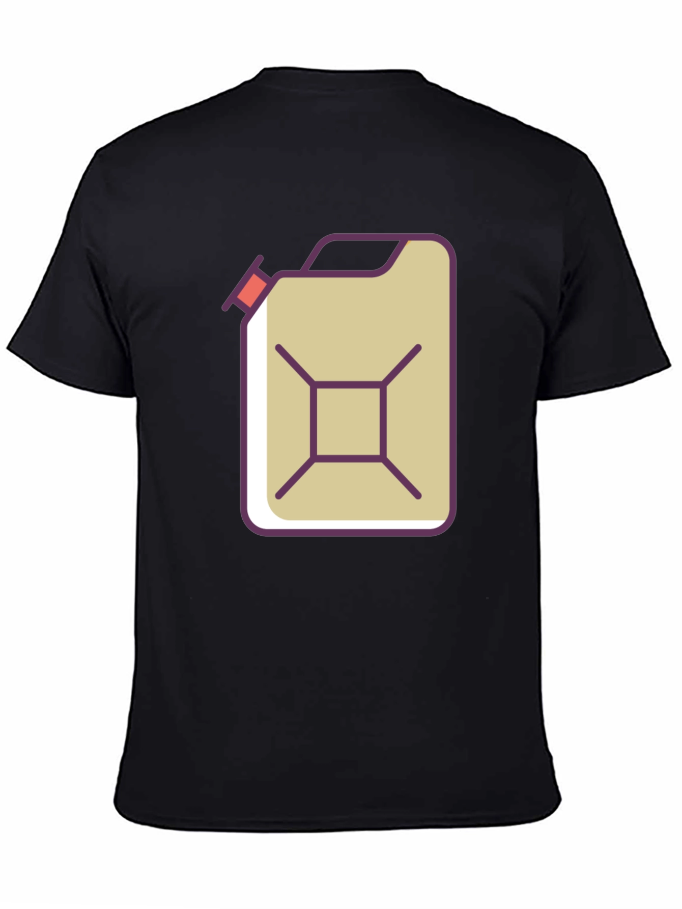 Gas Can Graphic Black T-Shirt