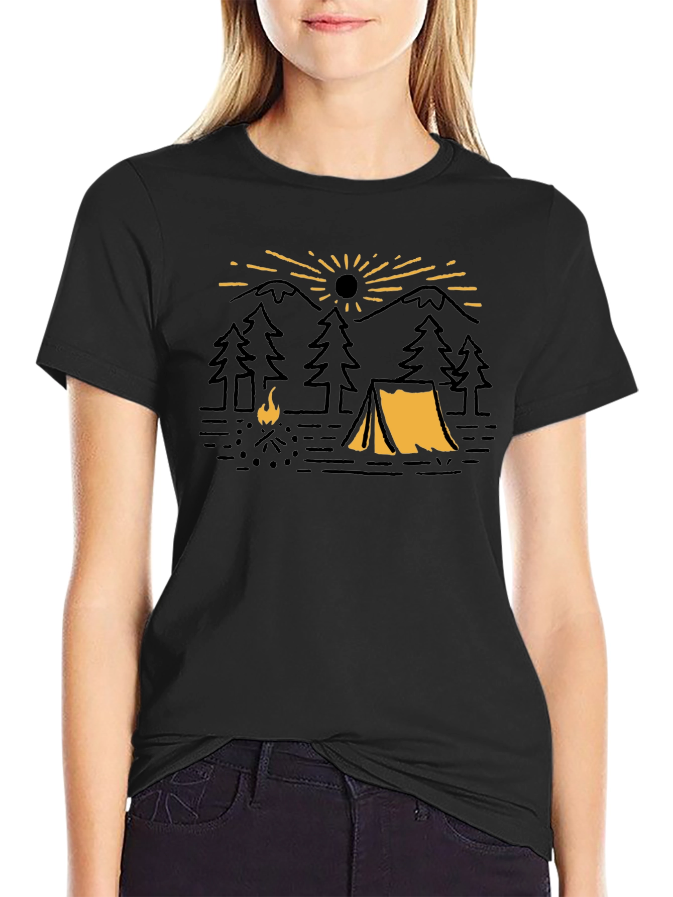 Camping Adventure Graphic Tee