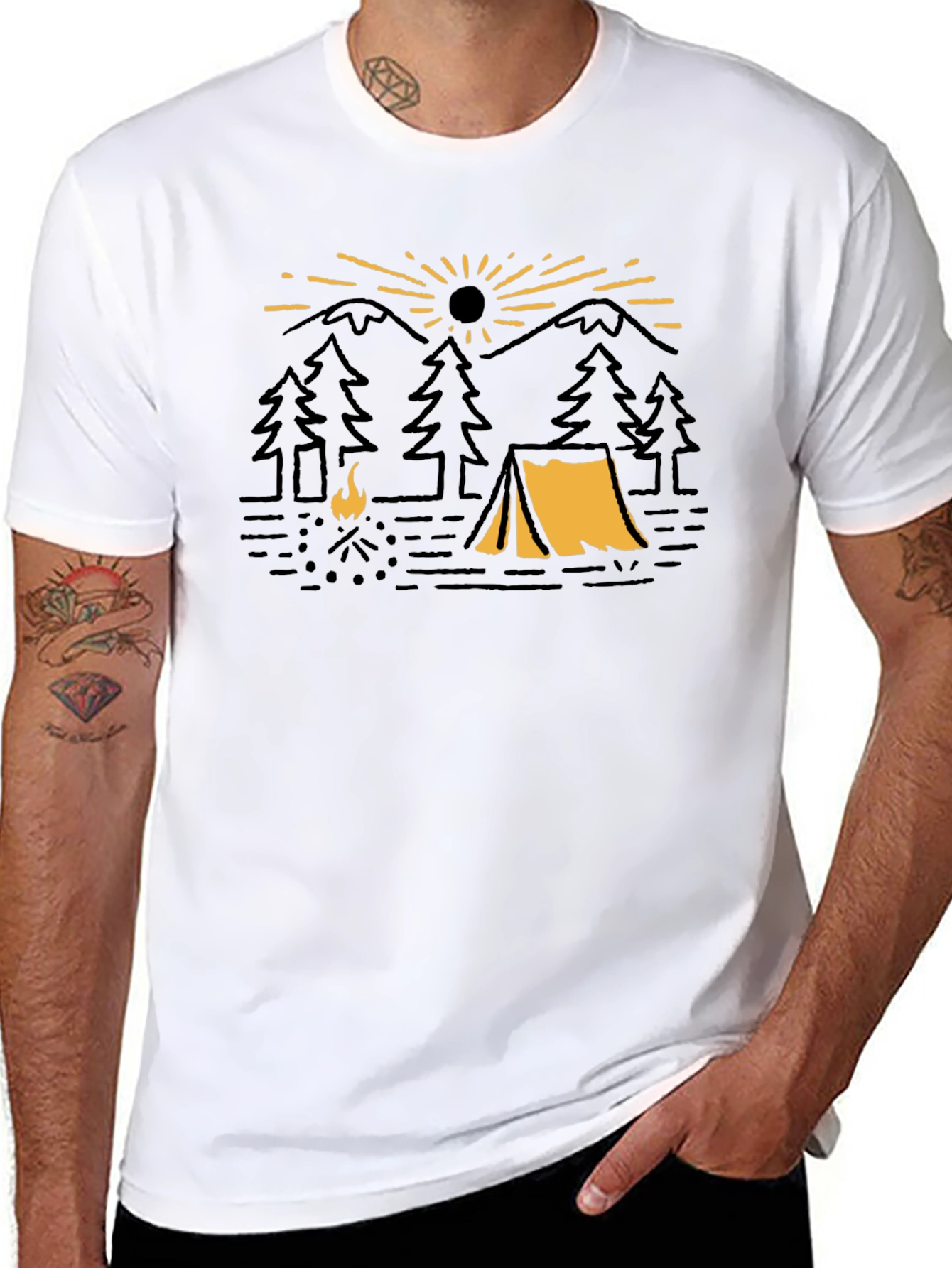 Camping Adventure Graphic Tee