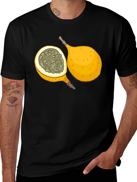 Granadilla Fruit Graphic T-Shirt - Tropical Design