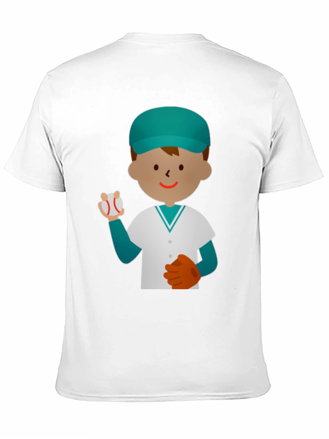 Baseball Player Graphic T-Shirt - Fun Casual Tee