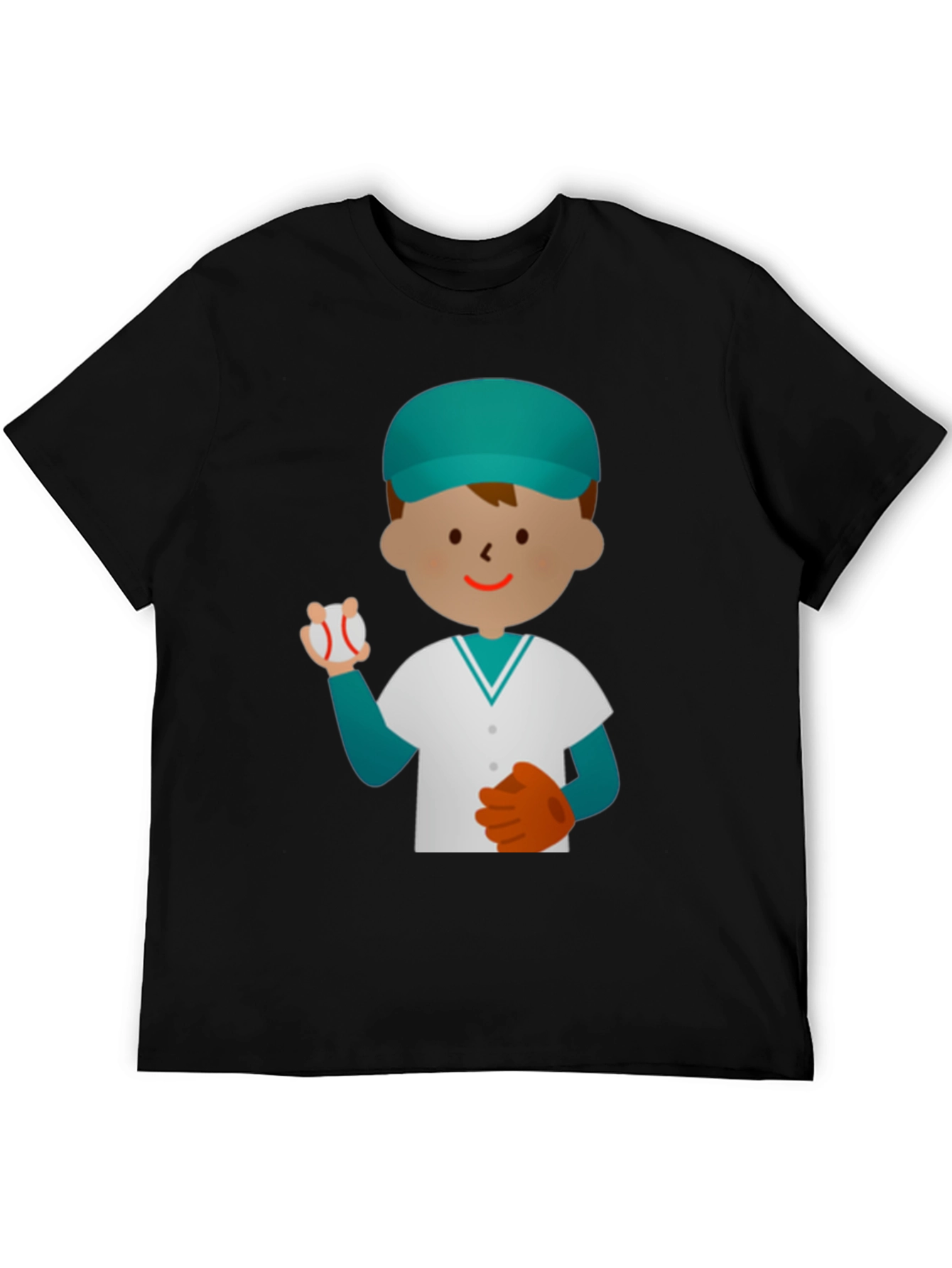 Baseball Player Graphic T-Shirt - Fun Casual Tee