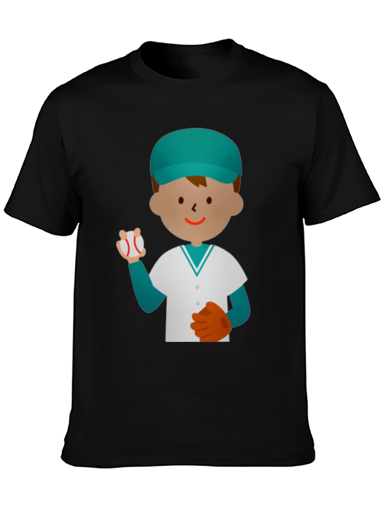 Baseball Player Graphic T-Shirt - Fun Casual Tee
