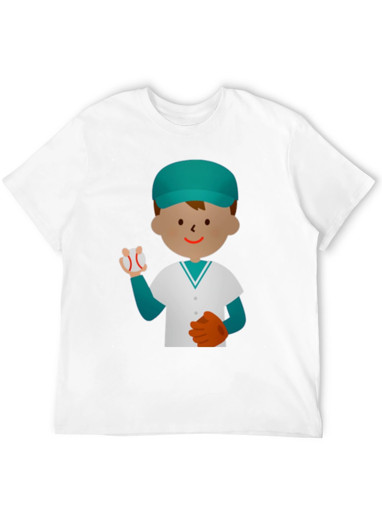 Baseball Player Graphic T-Shirt - Fun Casual Tee