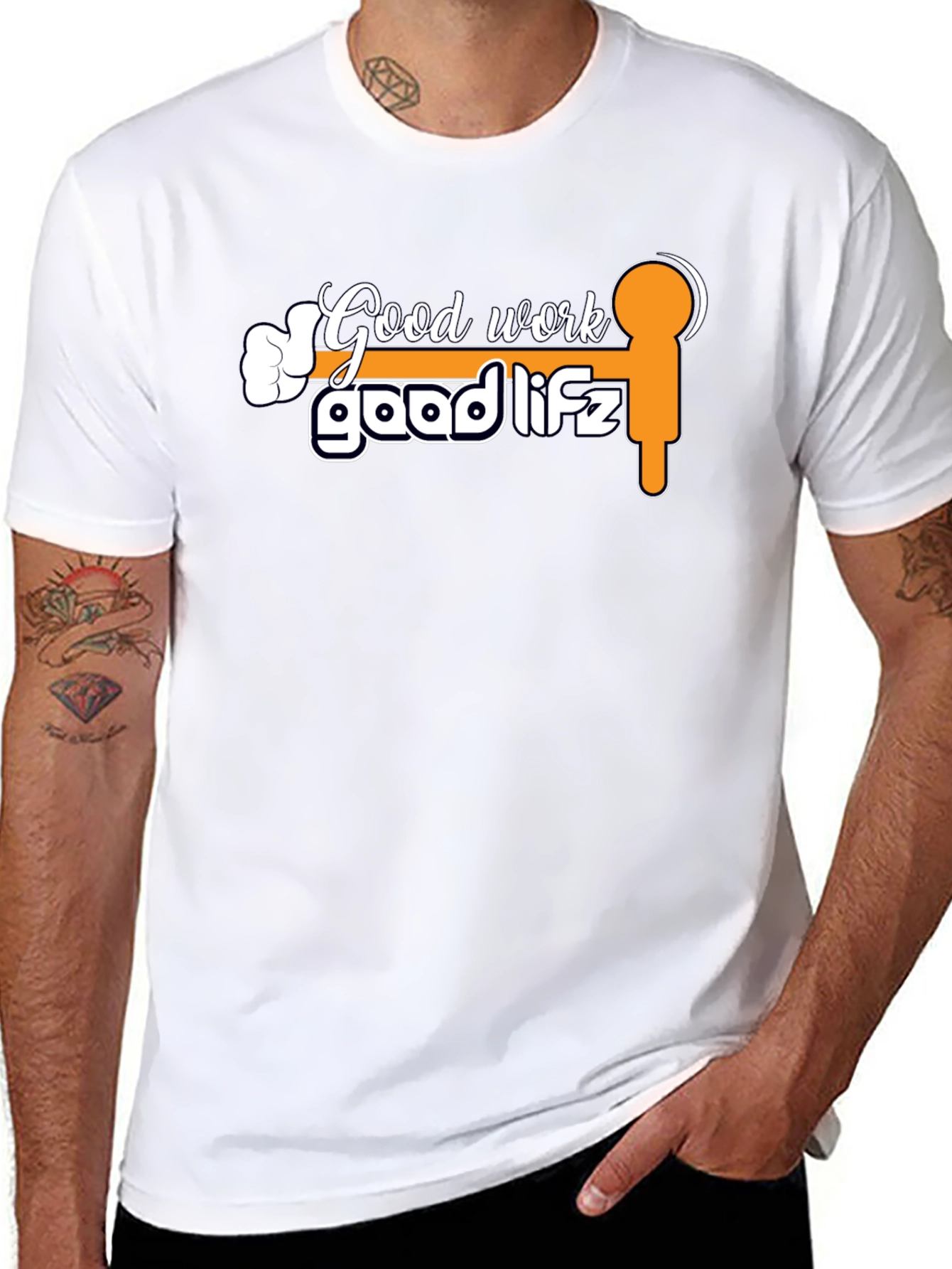 Good Work Good Lifz Graphic Tee