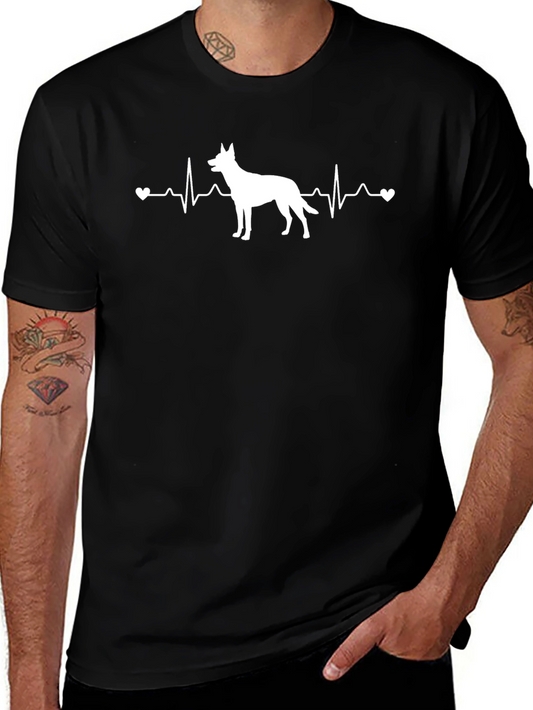 Dog Breed Heartbeat T-Shirt - Love Your Pet!
