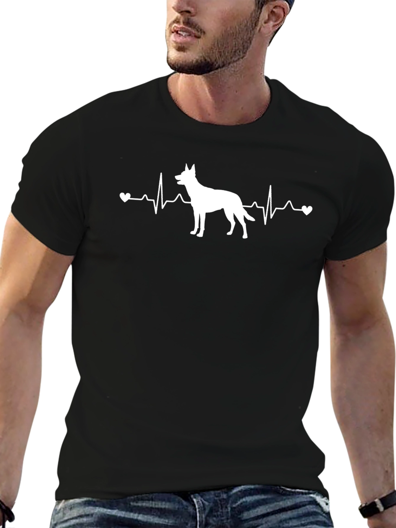 Dog Breed Heartbeat T-Shirt - Love Your Pet!