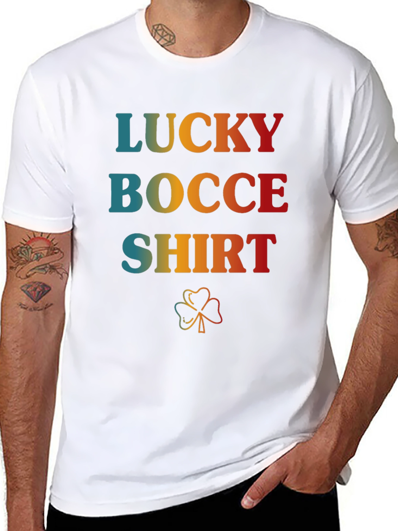 Lucky Bocce Shirt Retro Style St. Patricks Day