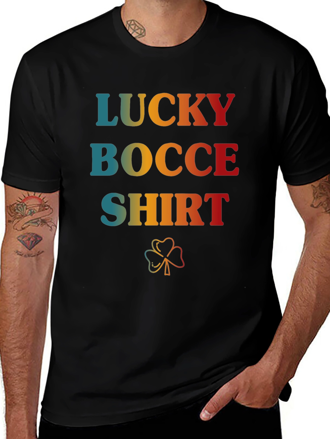 Lucky Bocce Shirt Retro Style St. Patricks Day