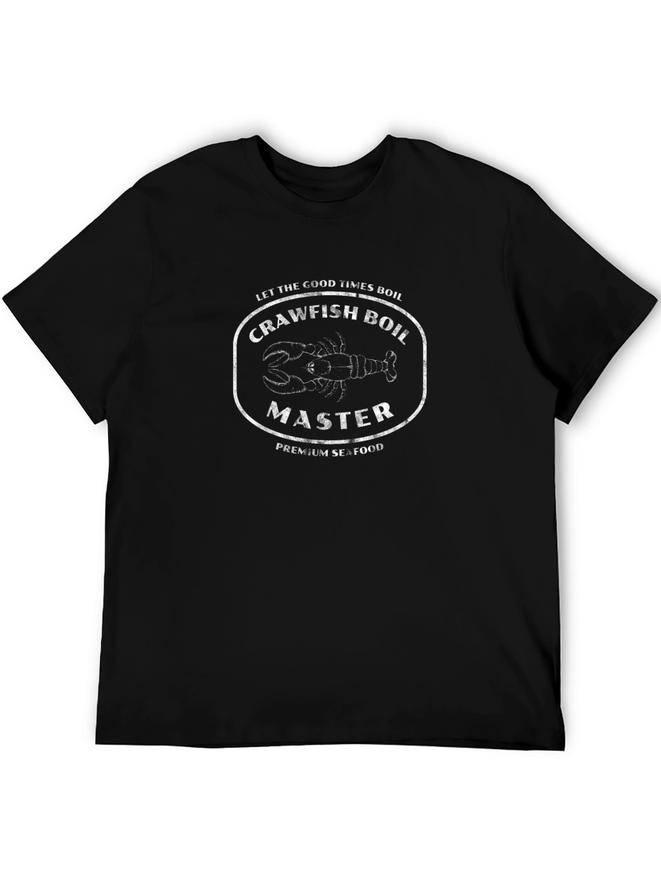 Crawfish Boil Master Black T-Shirt