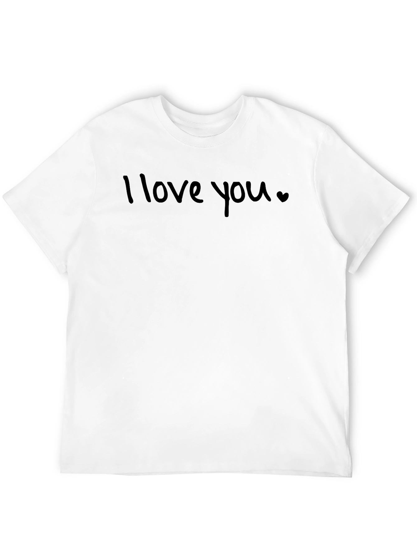 I Love You Black Tee