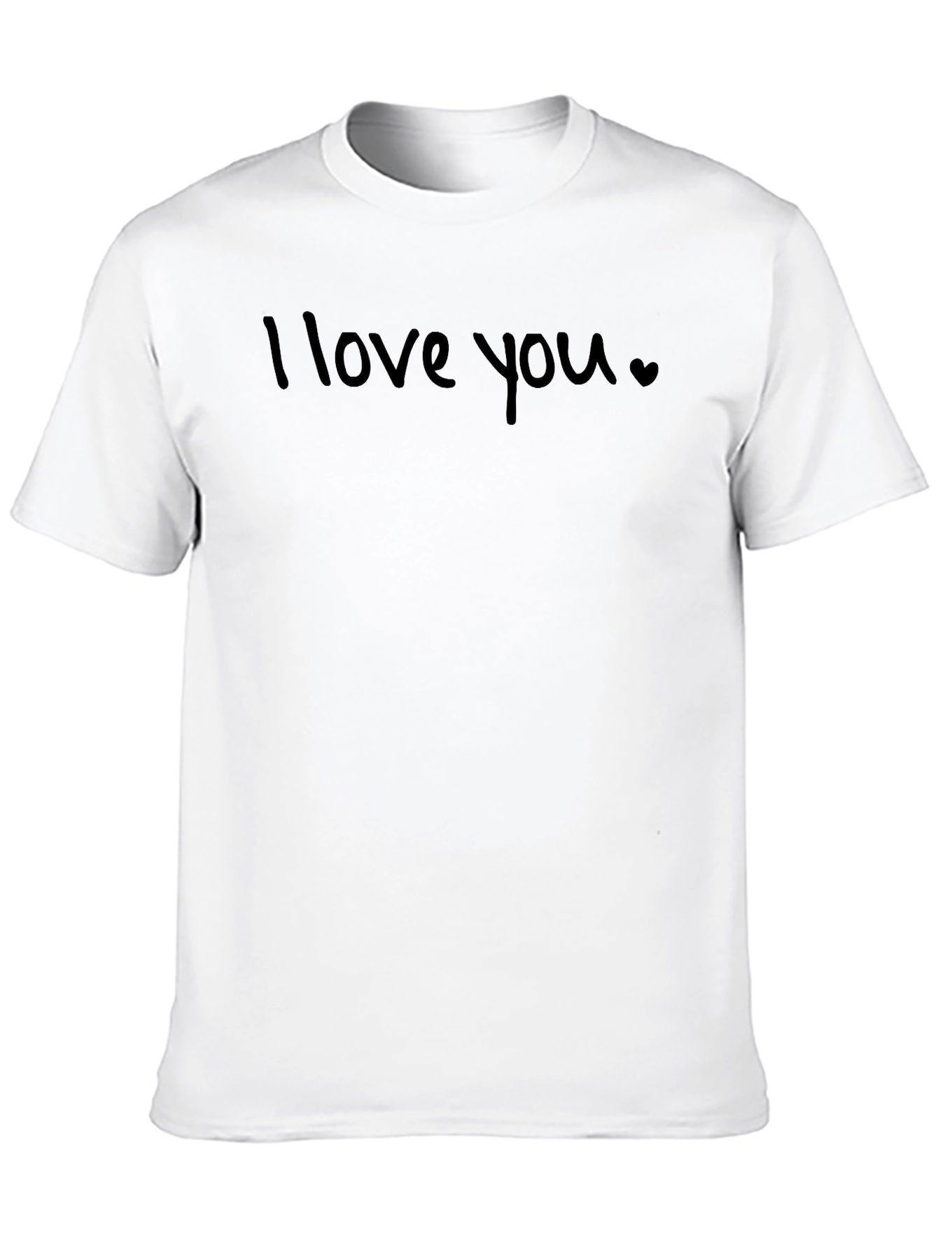 I Love You Black Tee