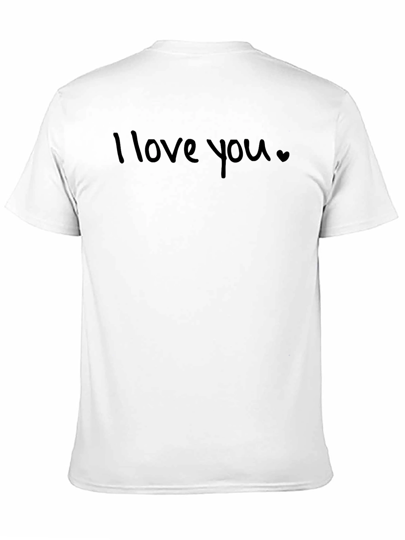 I Love You Black Tee
