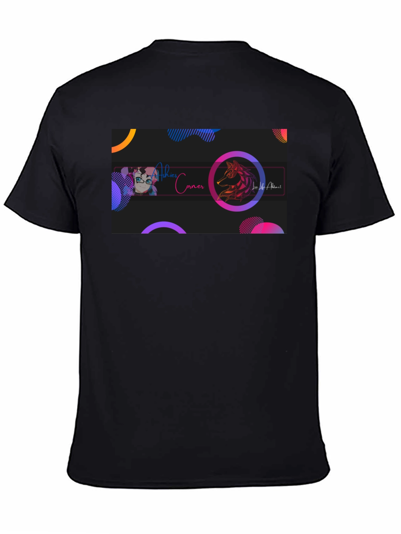 Stylish Black Graphic T-Shirt - Artistic Design