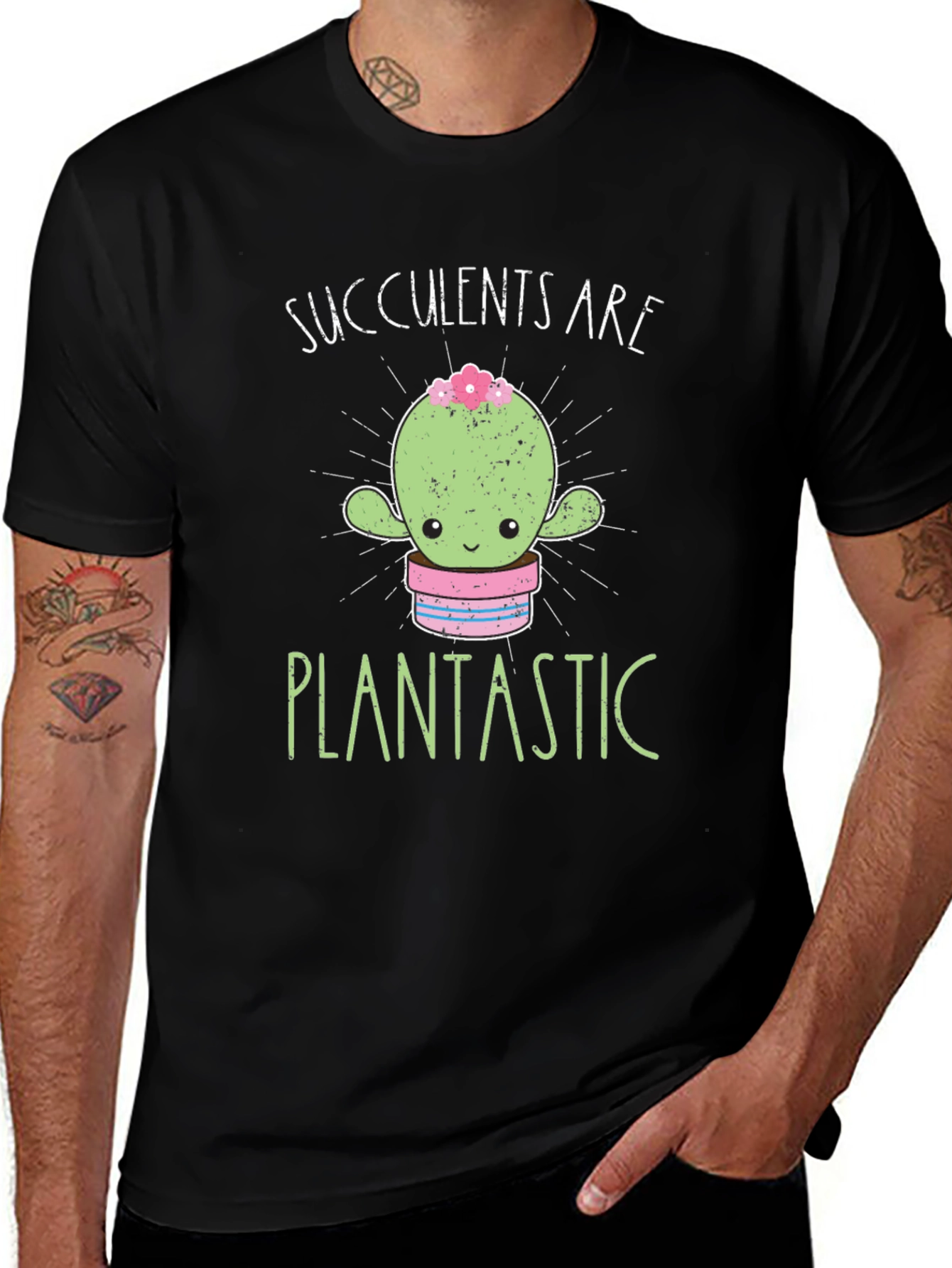 Succulents Are Plantastic Graphic Tee