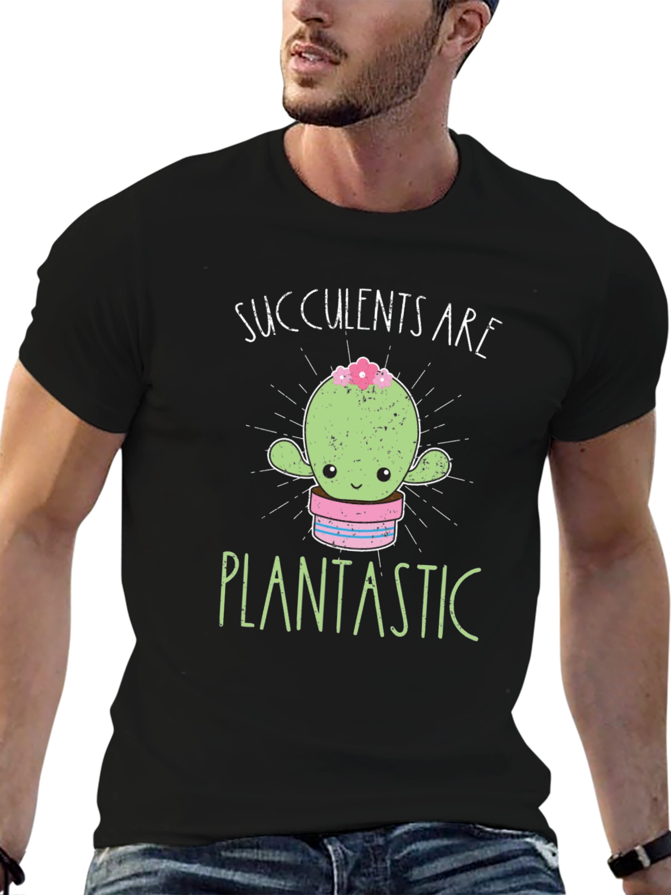 Succulents Are Plantastic Graphic Tee