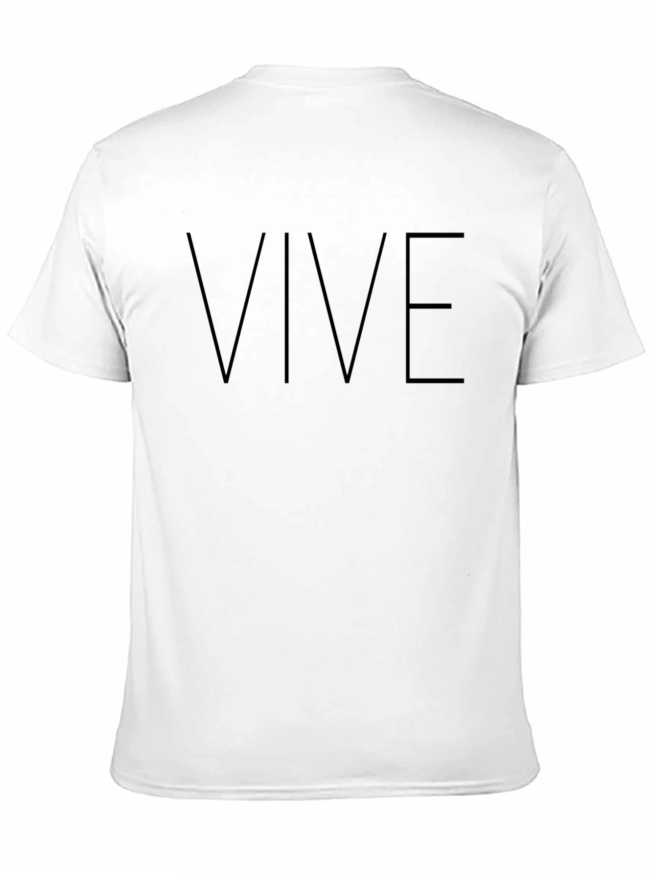 VIVE Graphic T-Shirt - Stylish Black Tee