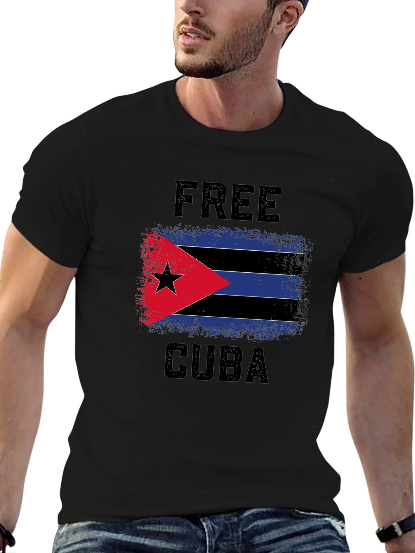 Free Cuba Flag T-Shirt