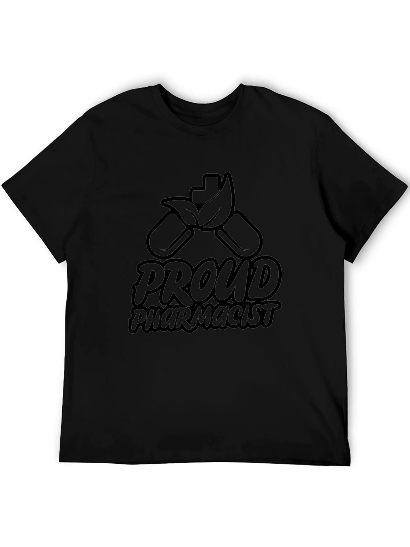 Proud Pharmacist Black T-Shirt