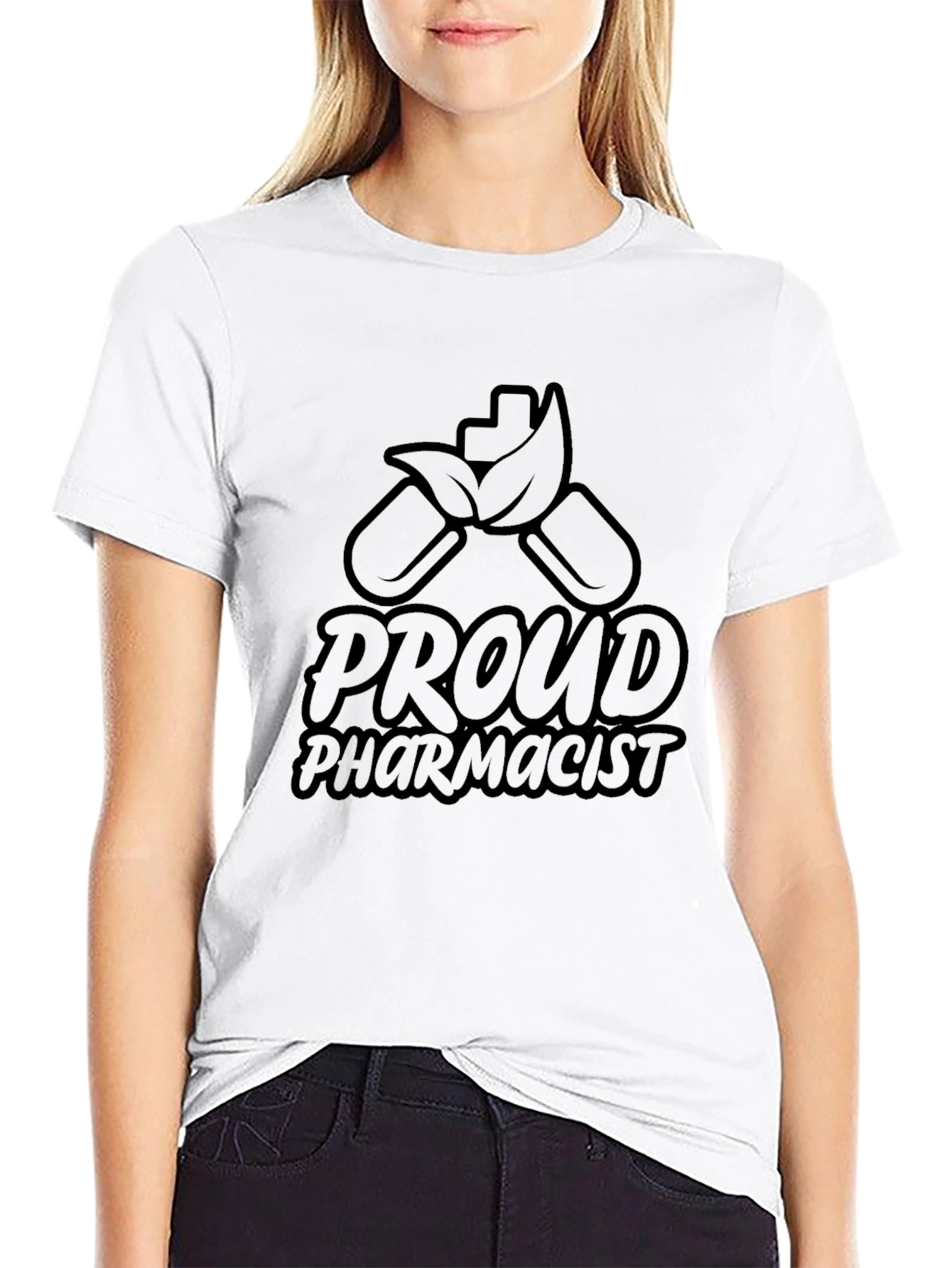Proud Pharmacist Black T-Shirt