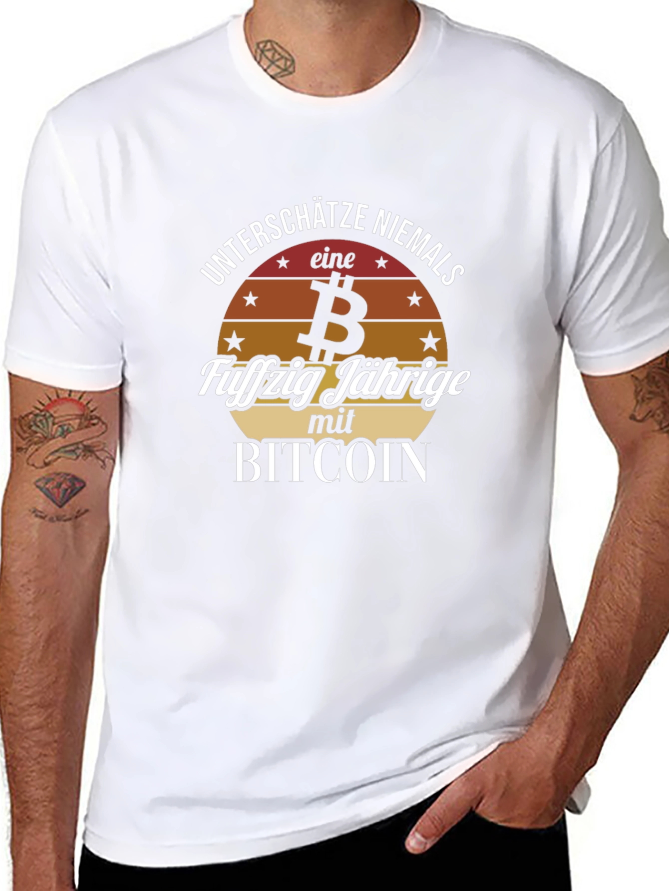 Unterschätze Bitcoin T-Shirt