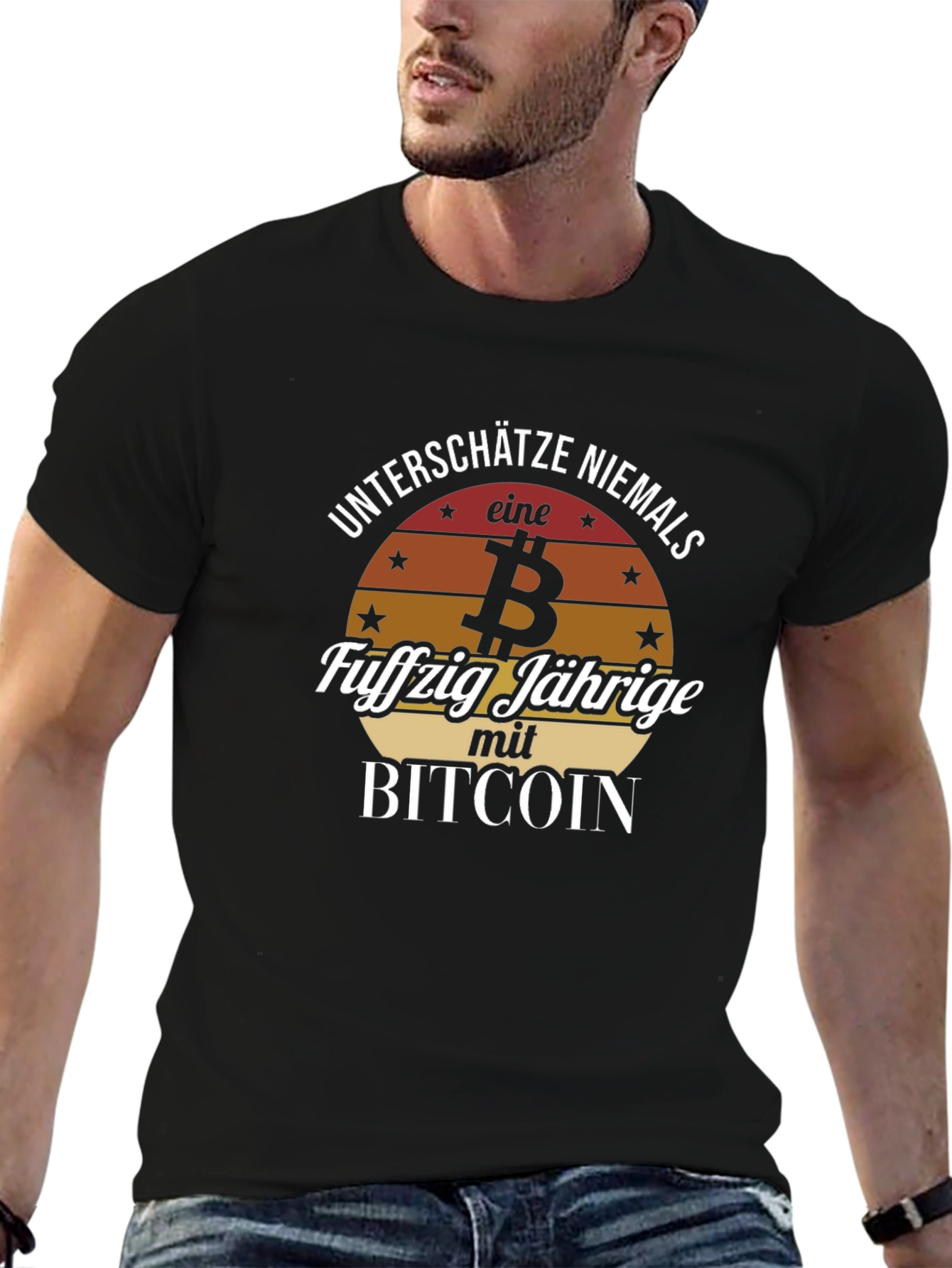 Unterschätze Bitcoin T-Shirt
