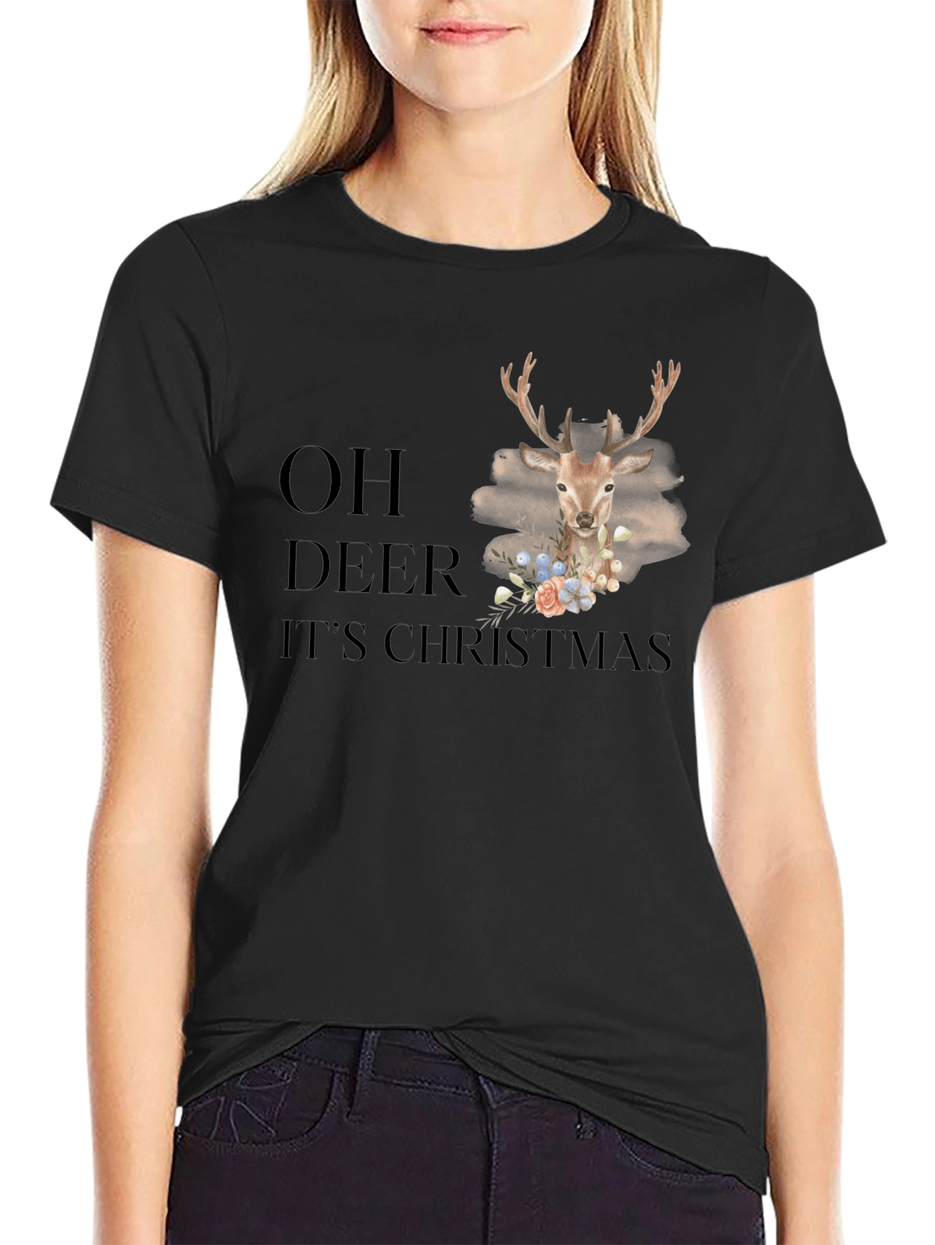Oh Deer Its Christmas T-Shirt