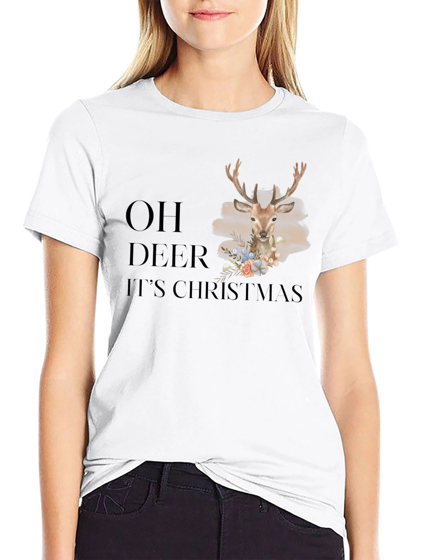 Oh Deer Its Christmas T-Shirt