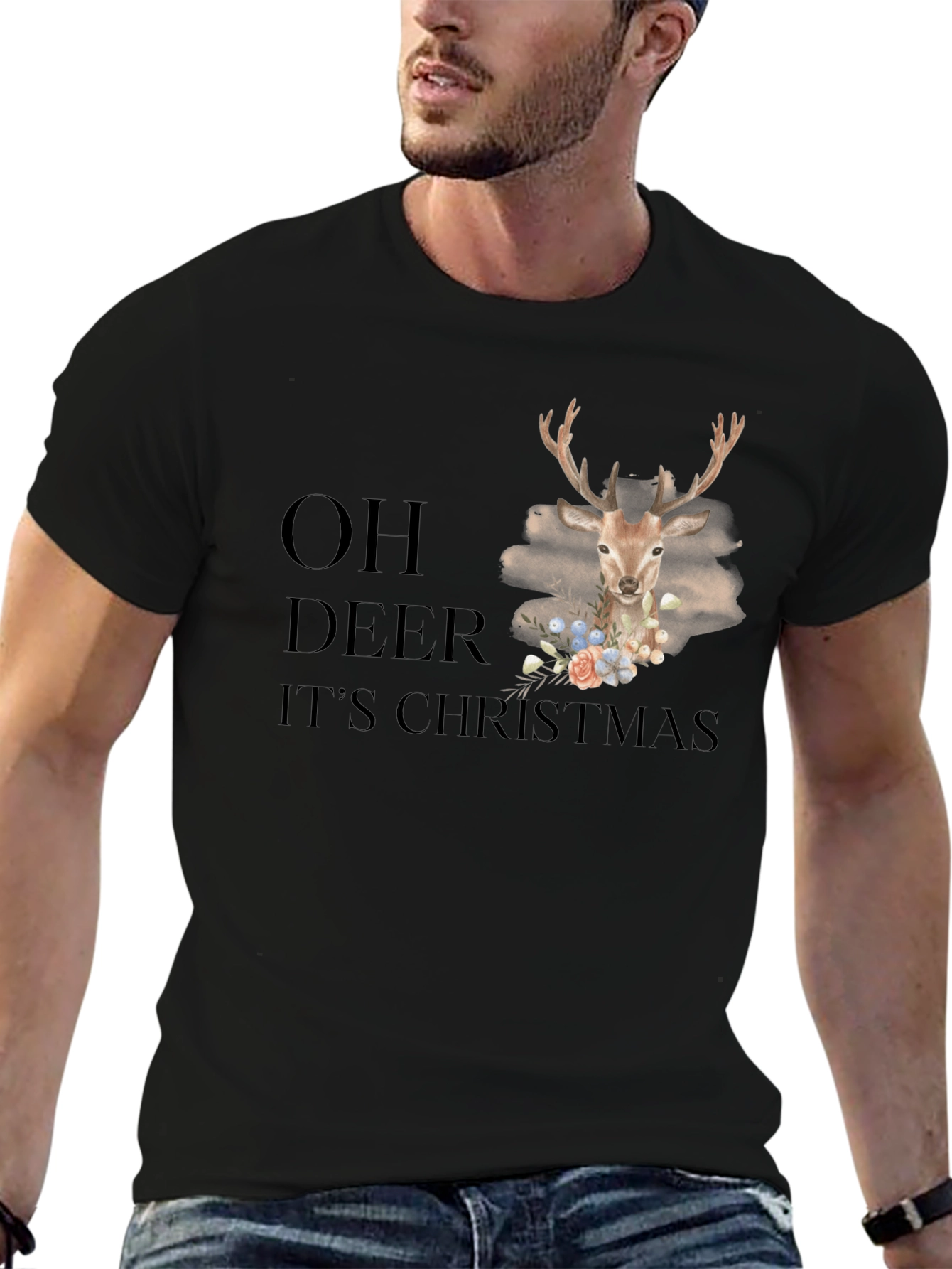 Oh Deer Its Christmas T-Shirt