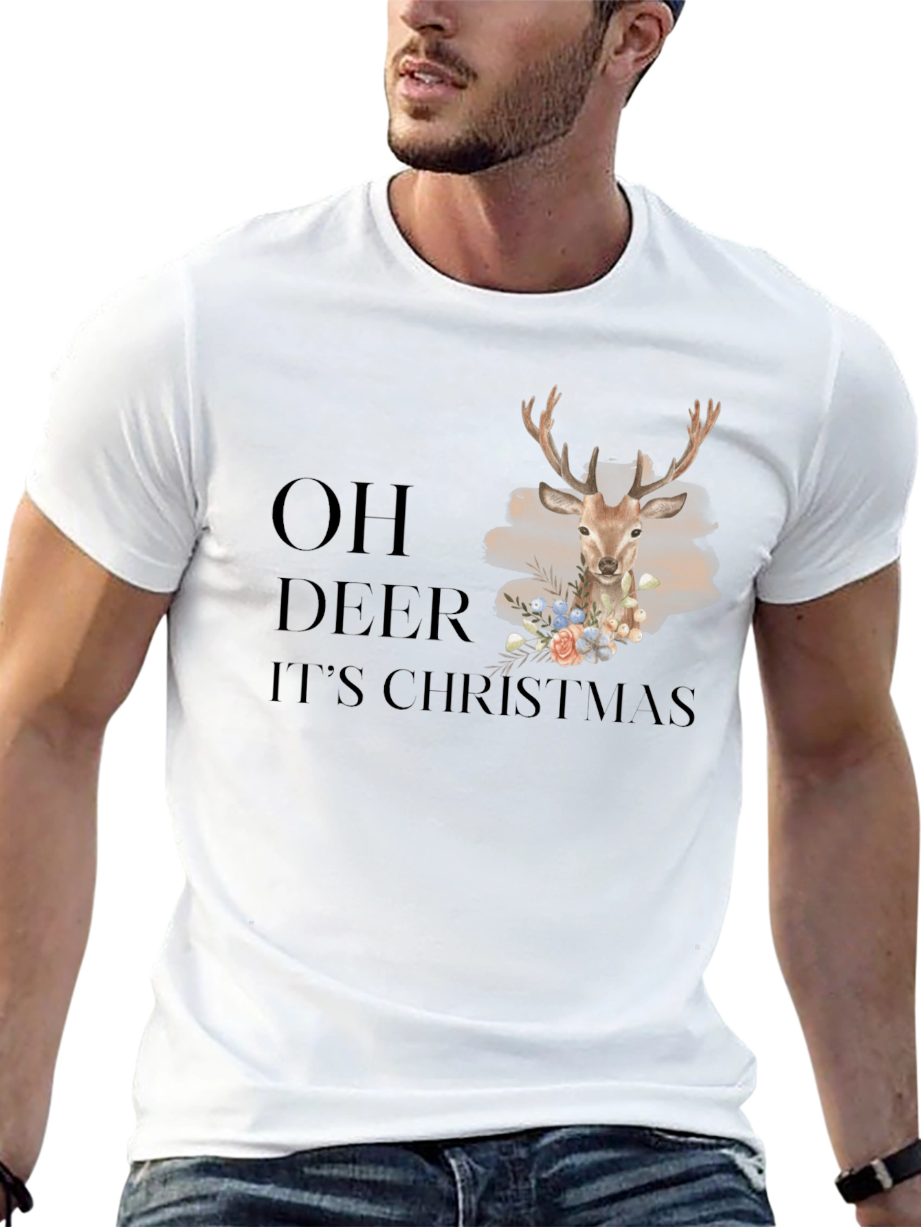 Oh Deer Its Christmas T-Shirt