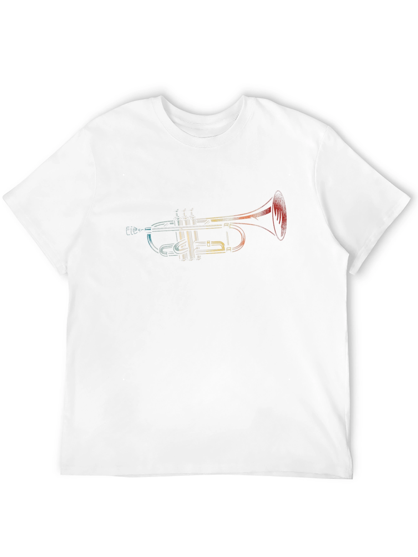 Retro Trumpet Graphic Tee - Music Lover Shirt