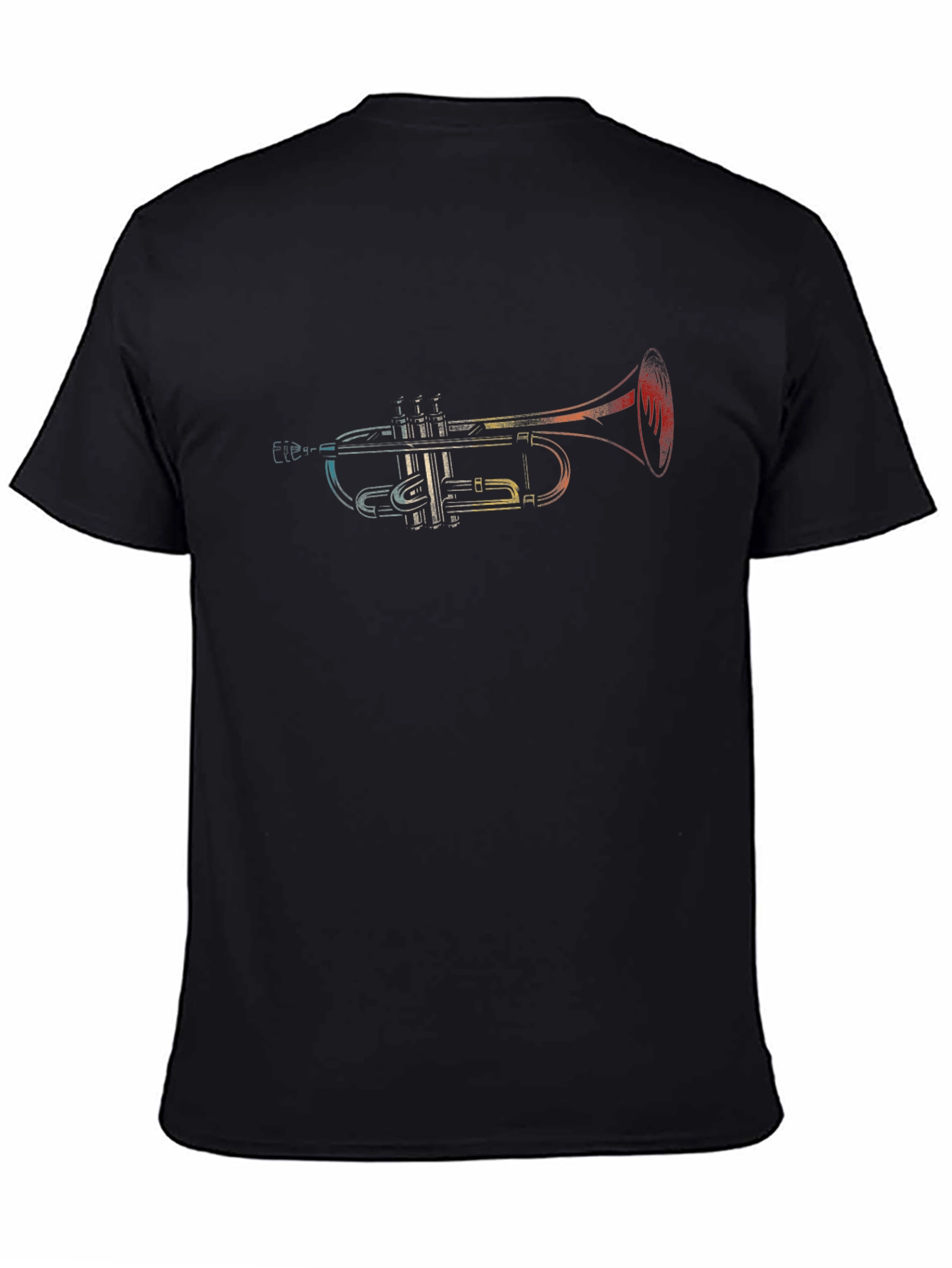 Retro Trumpet Graphic Tee - Music Lover Shirt