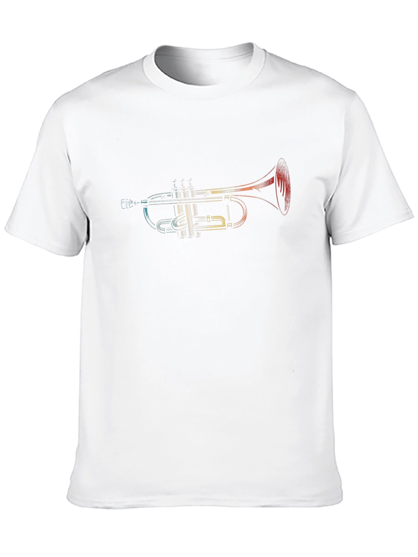 Retro Trumpet Graphic Tee - Music Lover Shirt
