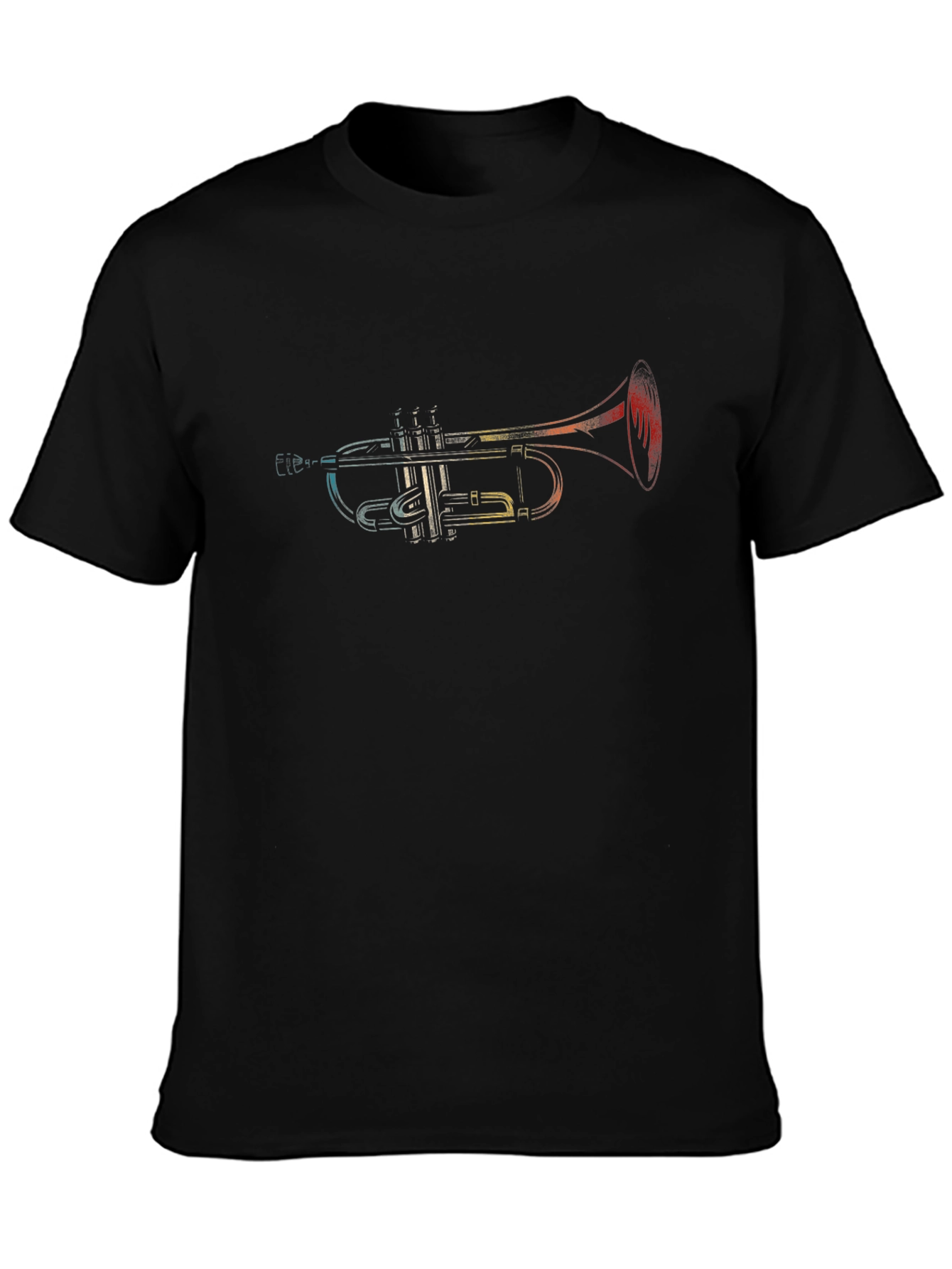 Retro Trumpet Graphic Tee - Music Lover Shirt