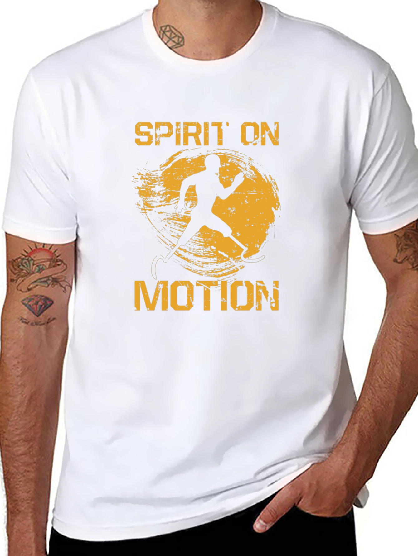 Spirit On Motion Graphic Tee | Athletic Apparel