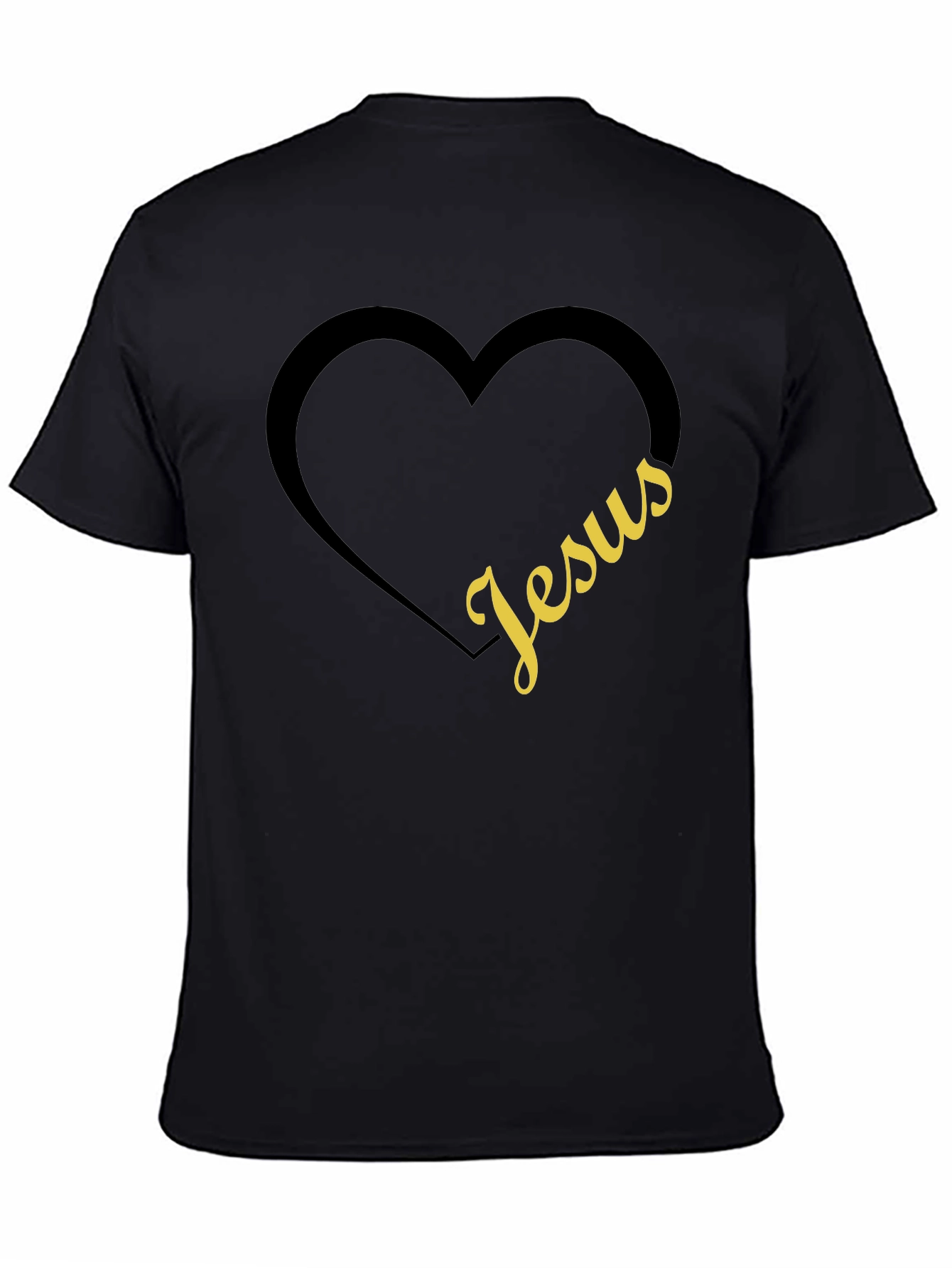 Jesus Heart Graphic Tee - Christian Apparel