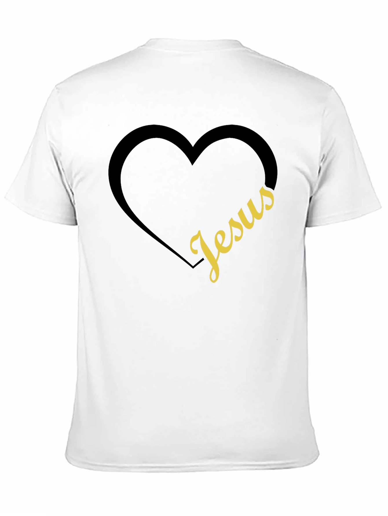 Jesus Heart Graphic Tee - Christian Apparel