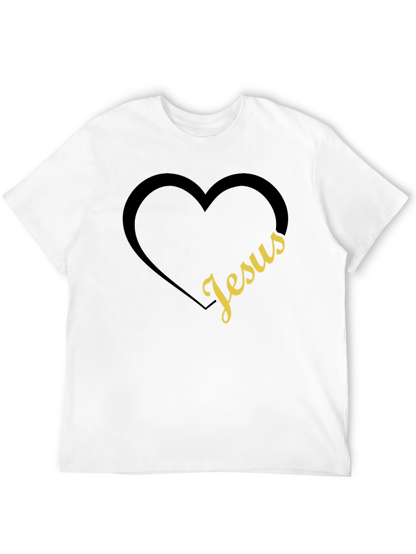 Jesus Heart Graphic Tee - Christian Apparel
