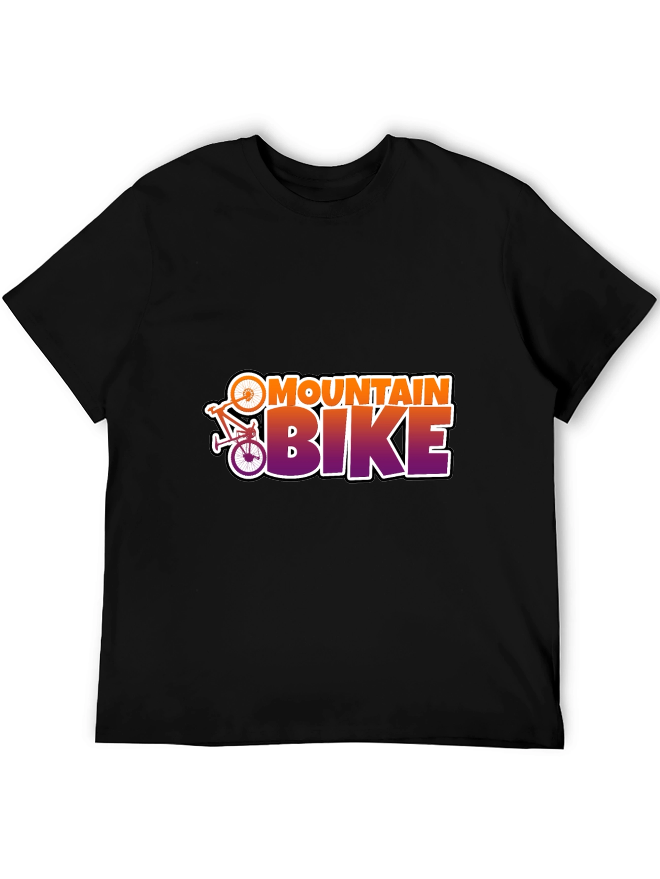 Mountain Bike T-Shirt: Gradient Design Active Wear