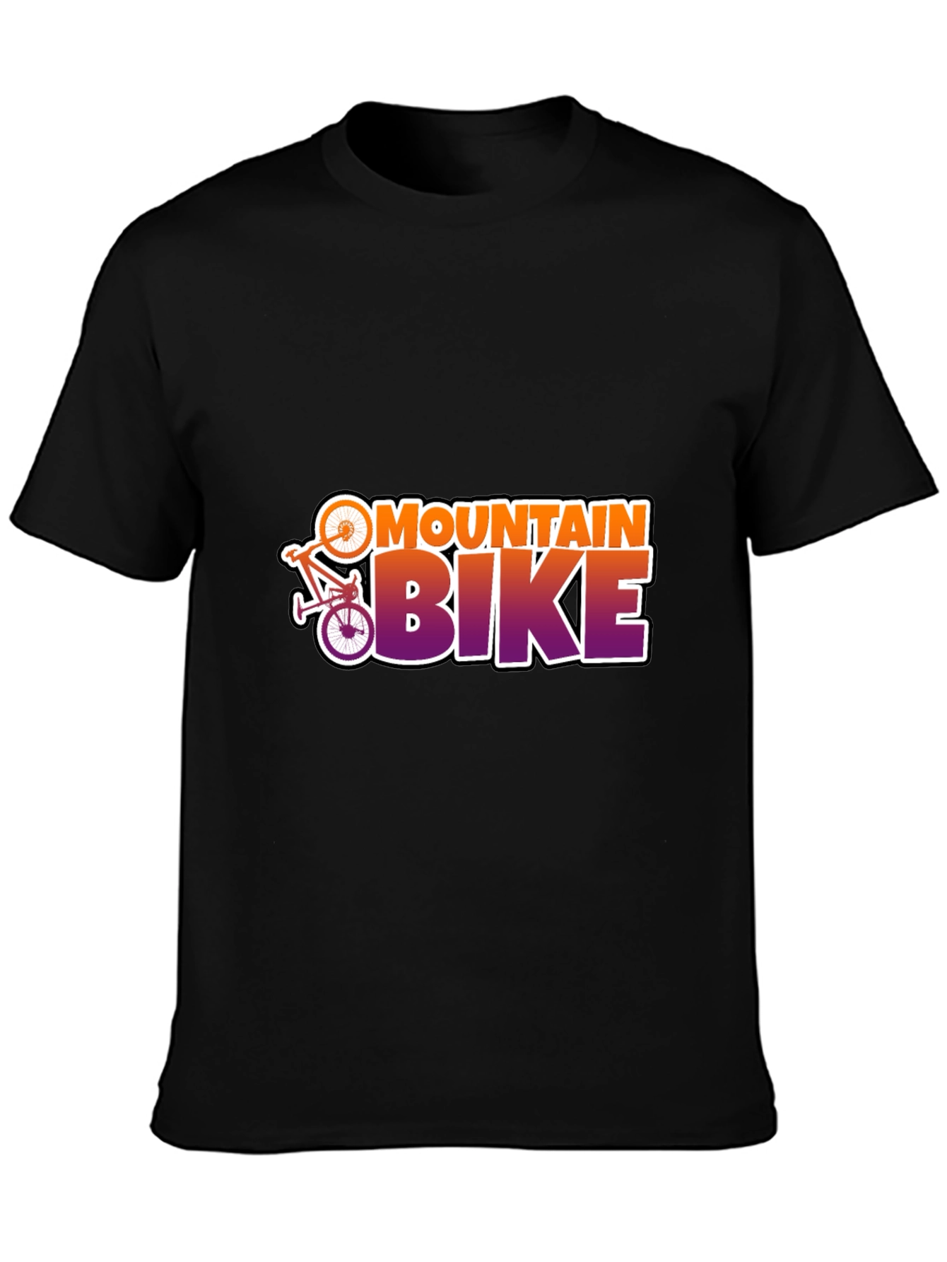 Mountain Bike T-Shirt: Gradient Design Active Wear