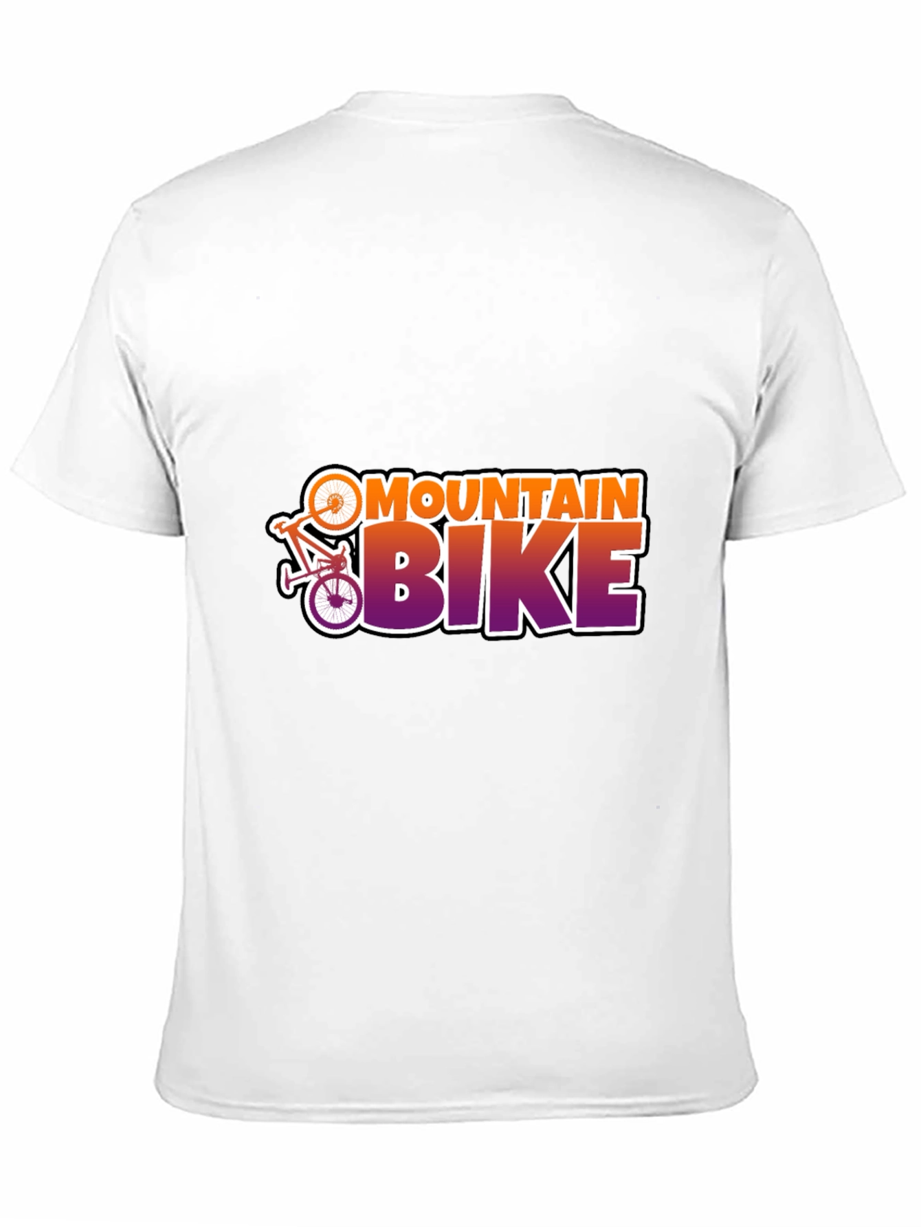 Mountain Bike T-Shirt: Gradient Design Active Wear